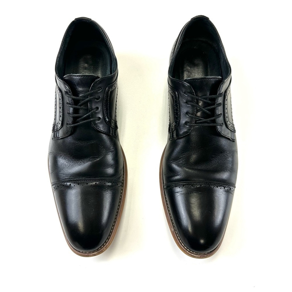 Stacy Adams black Dickinson Cap Toe men’s Oxford Size 11M Hipster classic main image 5
